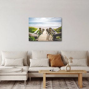 Tablou - Intare pe plaja (70x50 cm)