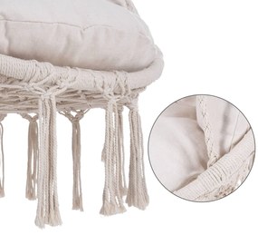Deuba Scaun suspendat 80x60x140cm - culoare crem