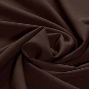 Goldea draperie decorative rongo - ciocolată maro 240x145 cm