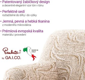 Gaico Huse bielastice BRILLANTE bej colțar (l. 350 - 530 cm)