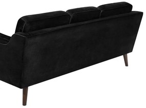 Canapea 3 locuri Lulea (negru) . 1008784