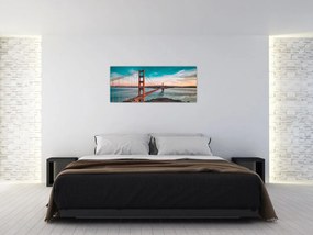 Tablou - Golden Gate, San Francisco (120x50 cm)