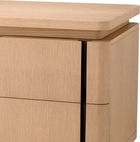 Birou design LUX Modesto, Natural oak