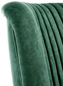 Fotoliu tapitat Delgado Velvet verde – H100 cm