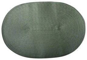 Suport farfurii, 30x45 cm, oval, argintiu