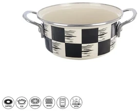 Orion Casserole smaltată Șah Lem, 1,6 l, diametru18 cm