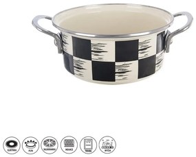 Orion Casserole smaltată Șah Lem, 1,6 l, diametru18 cm