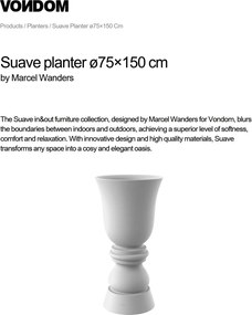 GHIVECI / JARDINIERA DE FLORI SUAVE 75x150cm Vondom