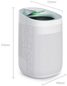 Purificator si dezumidificator 2in1 Finlux FDAP-20L1, 45W, filtru HEPA, carbune activ, 3 trepte, alb