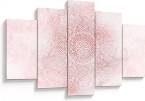 Tablou - Mandala roz (150x105 cm)