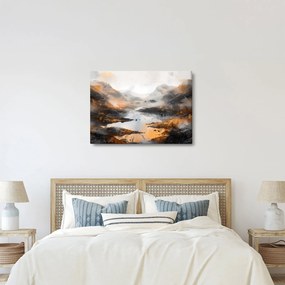 Tablou - Pictura peisajelor montane (70x50 cm)
