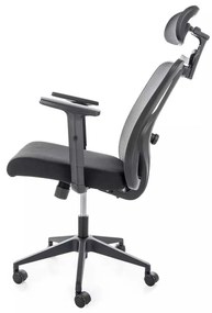Scaun de birou Valrose, negru