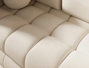 Canapea Kastol , alb chenille extensibil, 137x71x74 cm – Soreli 01