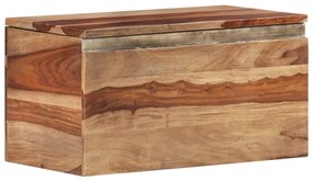 Cufar de depozitare, 30 x 30 x 57 cm, lemn masiv de sheesham