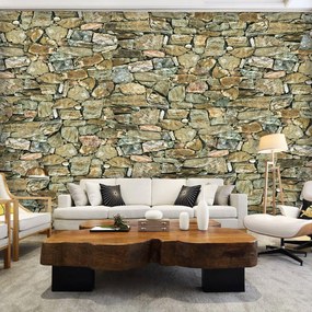 Fototapet - Stone Wall Rock (254x184 cm)