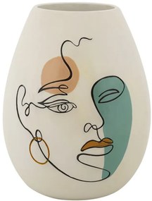 Vaza multicolora din polirasina, 29 cm, Art Mauro Ferretti
