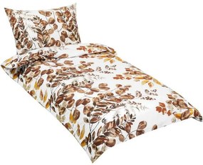 Lenjerie de pat Bellatex bumbac Peeling maro, 140 x 220 cm, 70 x 90 cm, 140 x 220 cm, 70 x 90 cm