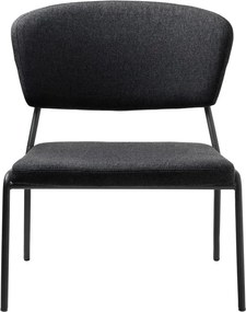 Scaun tapițat Fotoliu Unique Furniture Brantford, gri închis