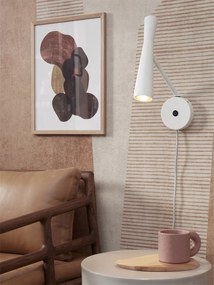 Aplica de perete design modern Bordeaux alba