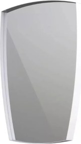 Oglinda asimetrica Oristo Louis 50 cm alb lucios