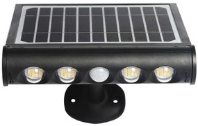 LED lampă solară de perete cu senzor, 8W, 3,7V, IP65, 4000K, 4000 mAh