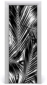 Autocolante pentru usi frunze de palmier
