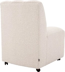 Scaun design LUX Kelly, Boucle cream