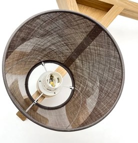 Lustră aplicată Brilagi ANTHONY 3xE14/40W/230V stejar/maro