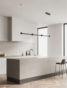 Lustra moderna cu 4 spoturi LED Puize