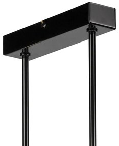 Lustră pe tijă ASTRID 4xE27/60W/230V neagră