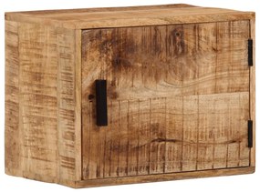 vidaXL Noptieră montată pe perete, 40x30x25 cm, lemn masiv de mango