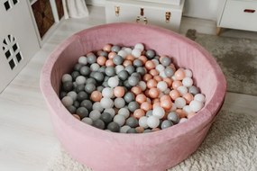 Piscina cu bile copii Cupcake 110x30 cm