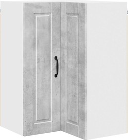 vidaXL Dulap de bucătărie Gri din beton 57 x 57 x 80 cm Lemn compozit