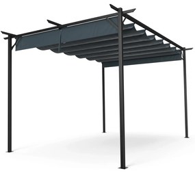 Pantheon Robust Pergola, 3x4 m oțel vopsit electrostatic, rezistent la intemperii.