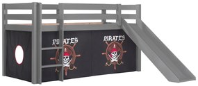 PINO PAT SEMI-INALT + slide și cortină Pirate.