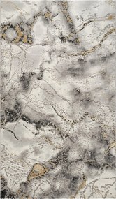 Covor Modern Living , Dormitor Dreptunghiular Marmara T160A Gri Gold (Alege dimensiunea: 150 x 230)