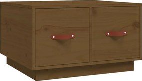 vidaXL Măsuță de cafea, maro miere, 60x53x35 cm, lemn masiv de pin