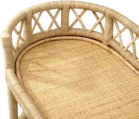 Gheridon, Masuta cu roti din ratan design LUX Dorini