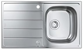 Chiuveta inox Grohe K200 86x50.1 cm 1 cuva cu picurator