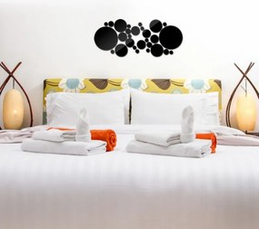 SENTOP | Cercurile negre de culoare foarte închisă. Dimensiuni: 60x 40 cm