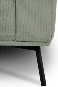 Colțar verde cu tapițerie din chenille (cu colț pe partea stângă/în formă de ”L”) Amsterdam – Scandic