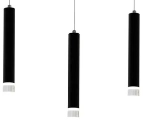 LED Lustră pe cablu CARBON 3xLED/15W/230V