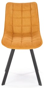 Scaun K549 stofa mustariu