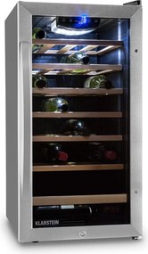 Klarstein Vivo Vino 26, 88 litri, răcitor de vin, 26 sticle, negru, LED