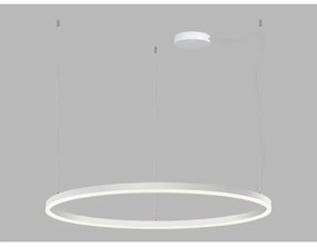 Lustră LED dimabilă pe cablu LED2 CIRCLE 80W/230V 3000K/4000K d. 100cm alb