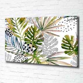 Tablou canvas Frunze tropicale