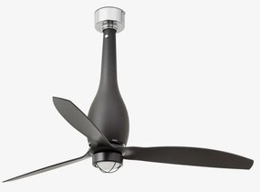 Lustra cu Ventilator si telecomanda ETERFAN M LED negru