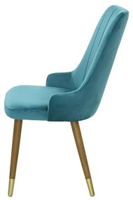 Scaun de bucatarie turcoaz ✔ model MIRAY