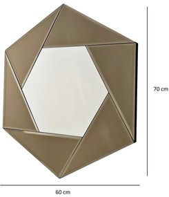 Oglindă Status Bronze 60 x 70 cm