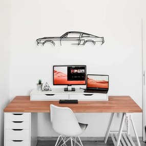 Decorațiune de perete 70x15 cm metal mașină